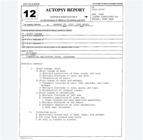 Gigi Autopsy Report PDF